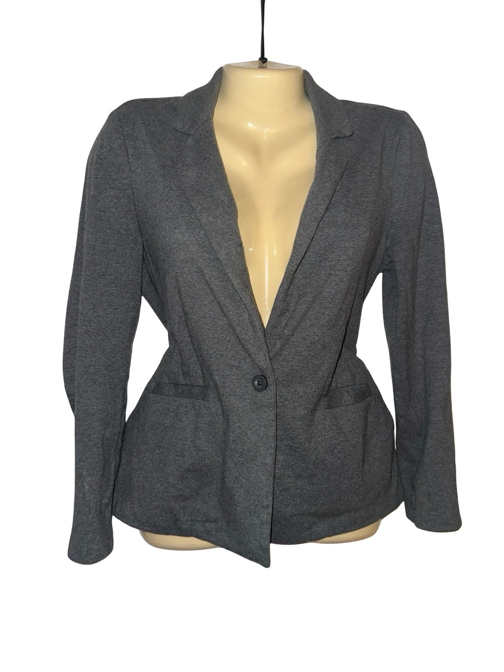 Old Navy Gray Single-Button Blazer
